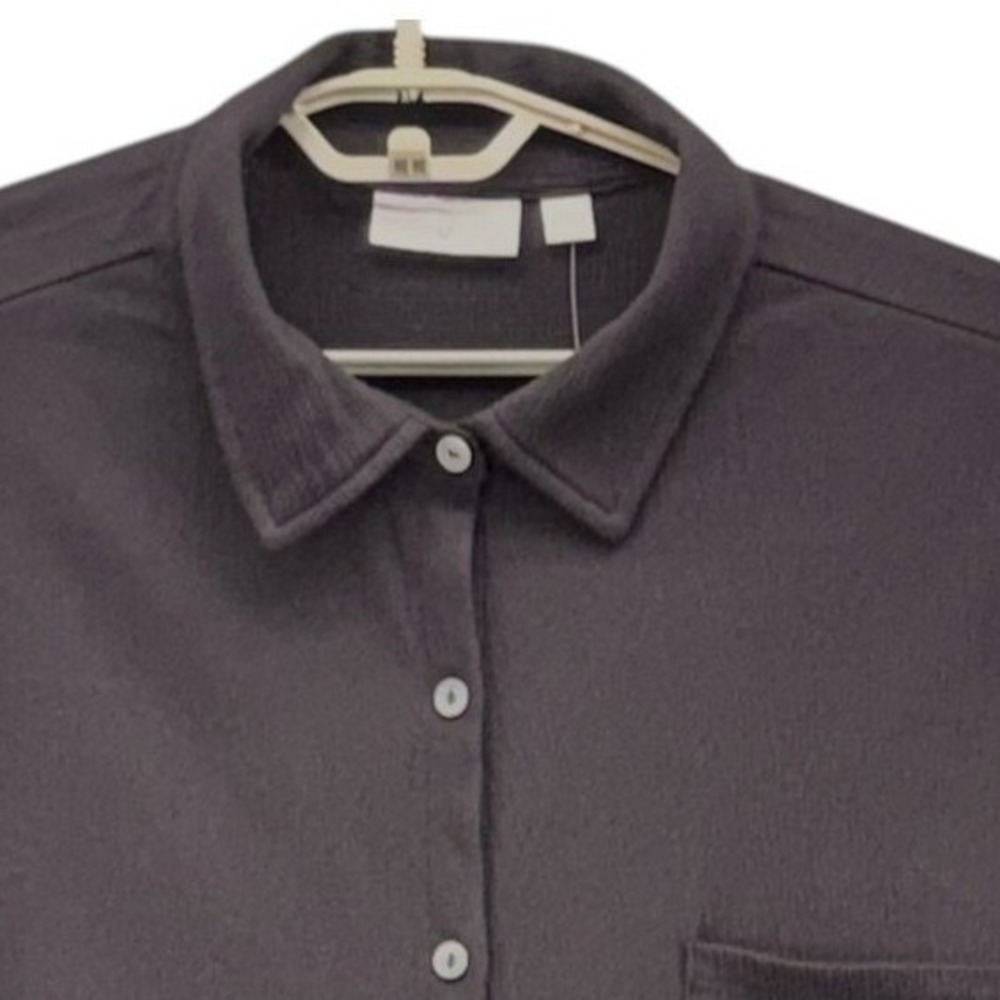 Belle by Kim Gravel Button Up Shirt Black 2X - Picture 3 of 14